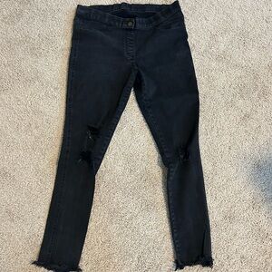 Mix No. 6 Black Ripped Skinny Jeans